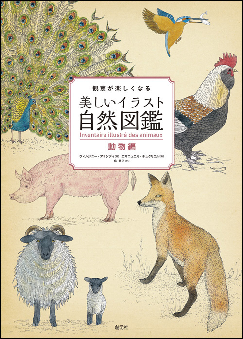 商品詳細 観察が楽しくなる美しいイラスト自然図鑑 動物編 創元社