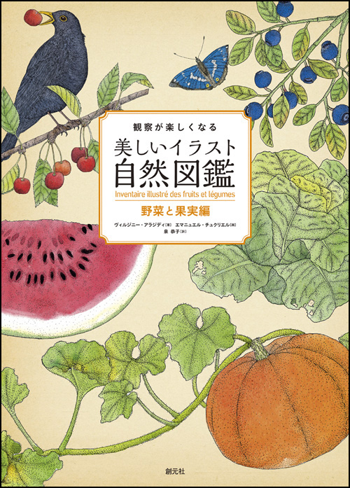 商品詳細 観察が楽しくなる美しいイラスト自然図鑑 野菜と果実編 創元社